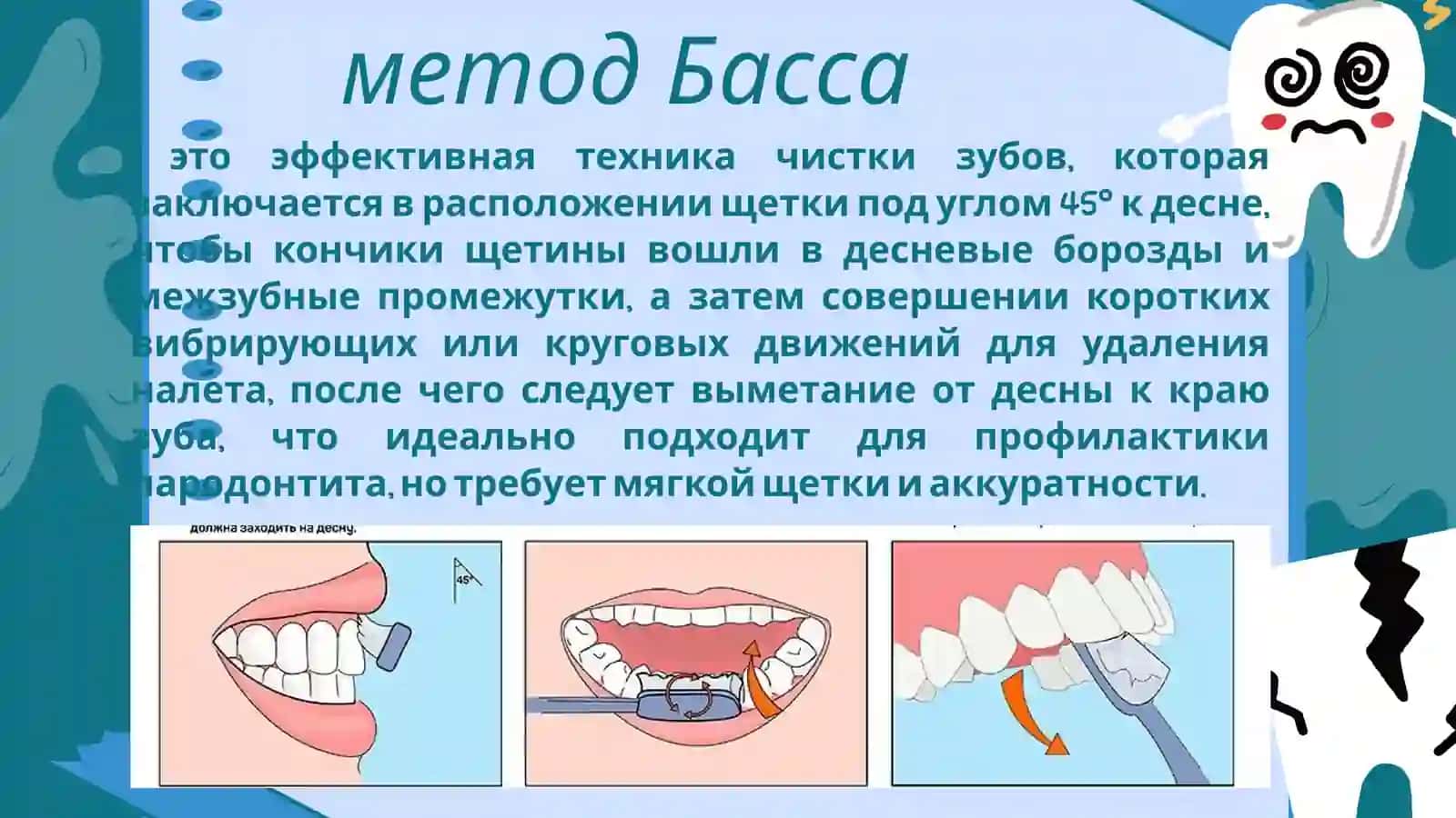 Метод Леонарда. Техника чистки зубов 4
