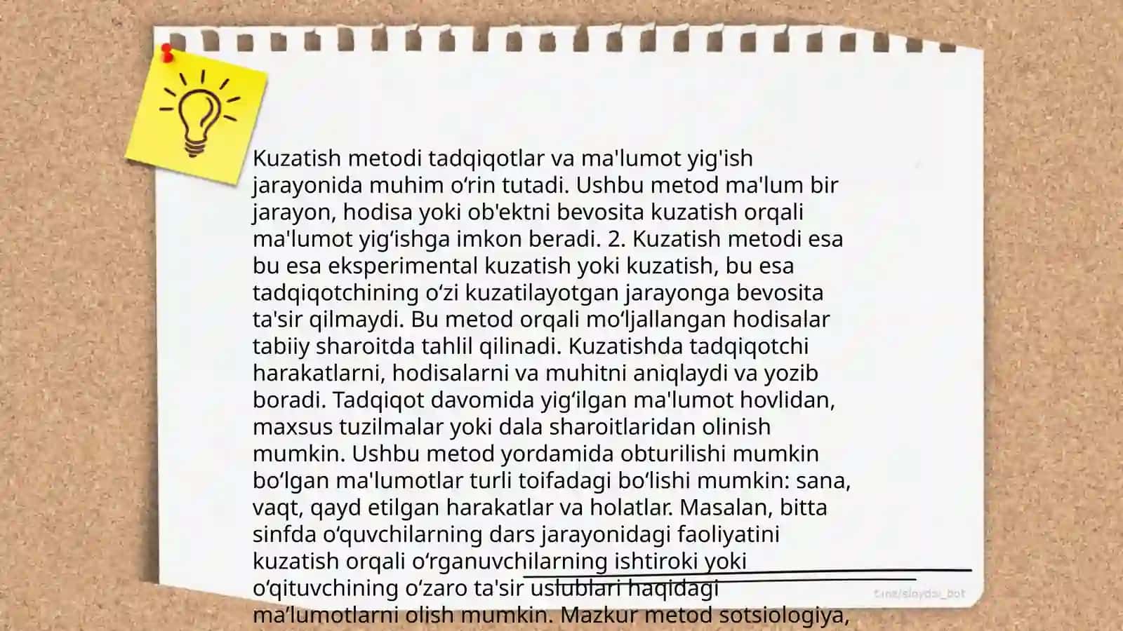 Umumiy psixologiya fani predmeti, ilmiy tadqiqot metodlari 4