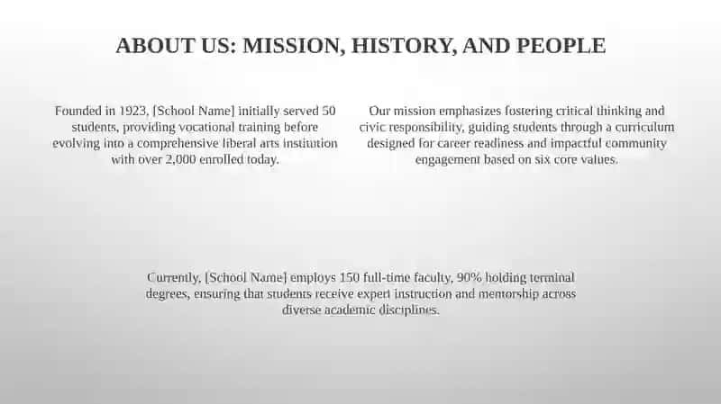 Web page design for [School Name] 4