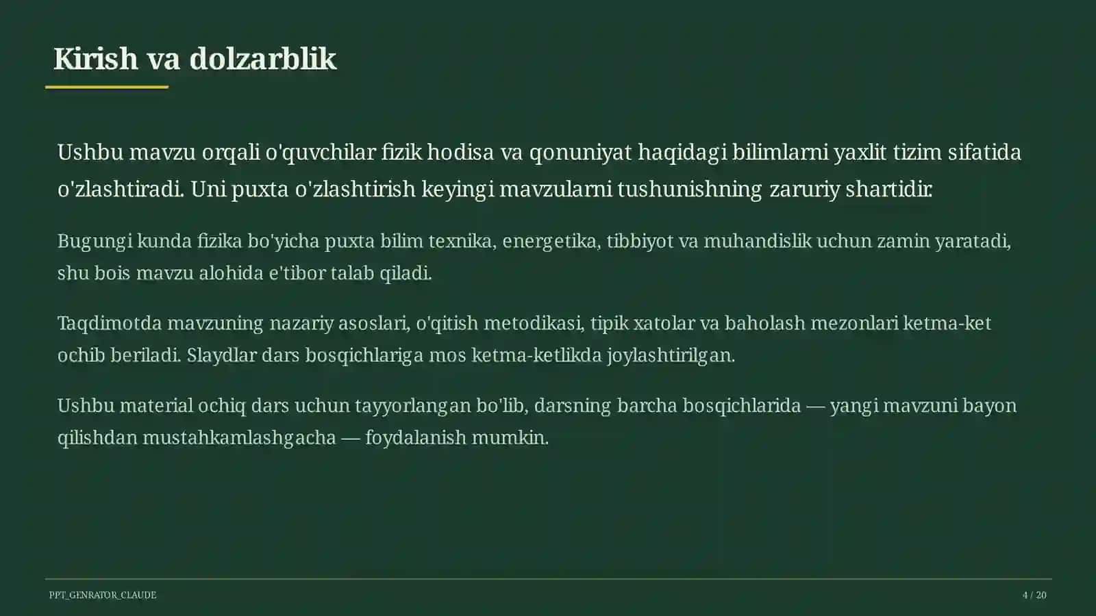 Geometrik optika: yorug'likning qaytishi va sinishi (11-sinf) 4