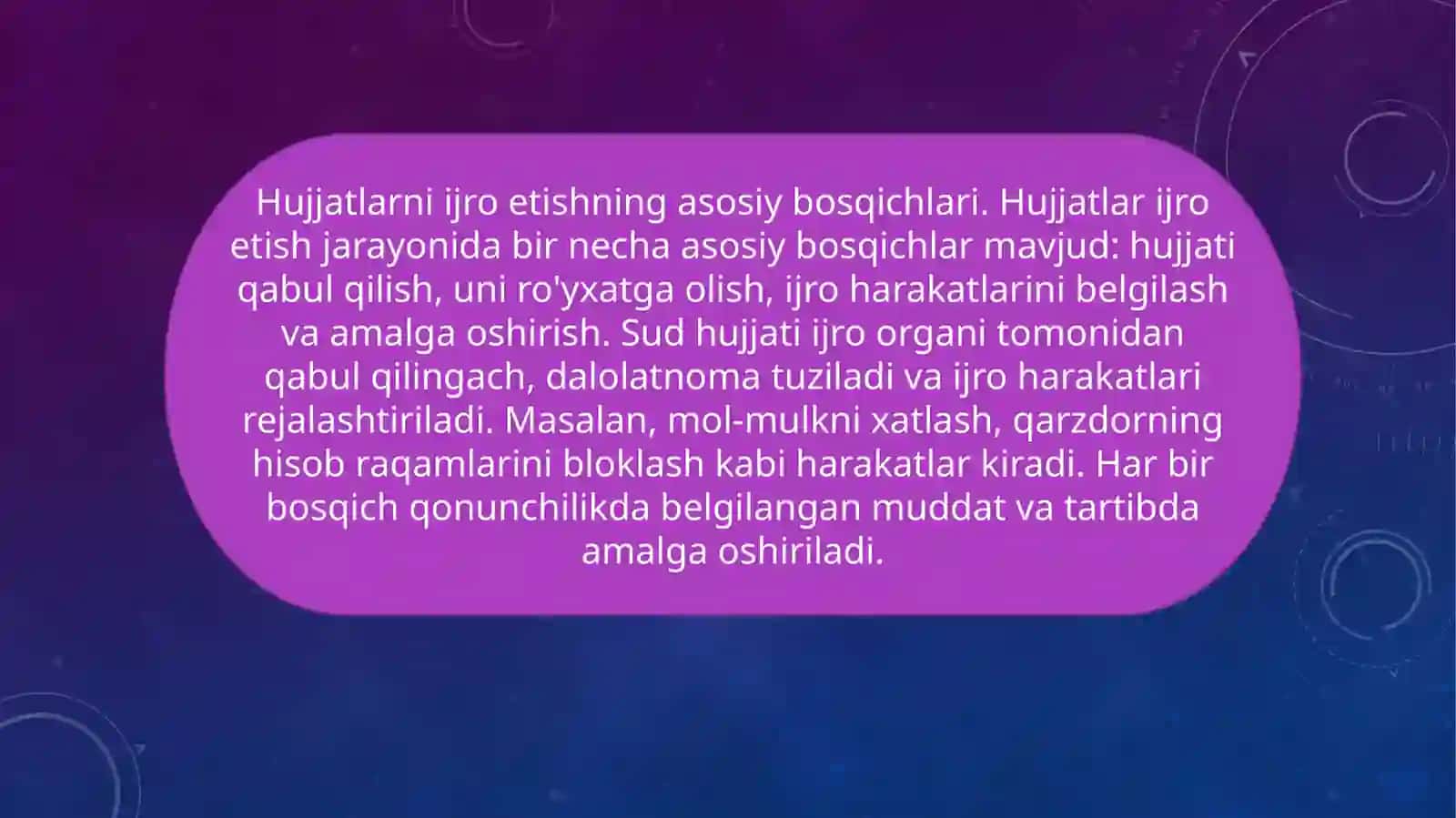 Iqtisodiy sudlarning sud hujjatlarini ijro etish xususiyatlari 4
