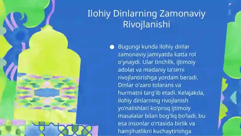 Ilohiy dinlar 4