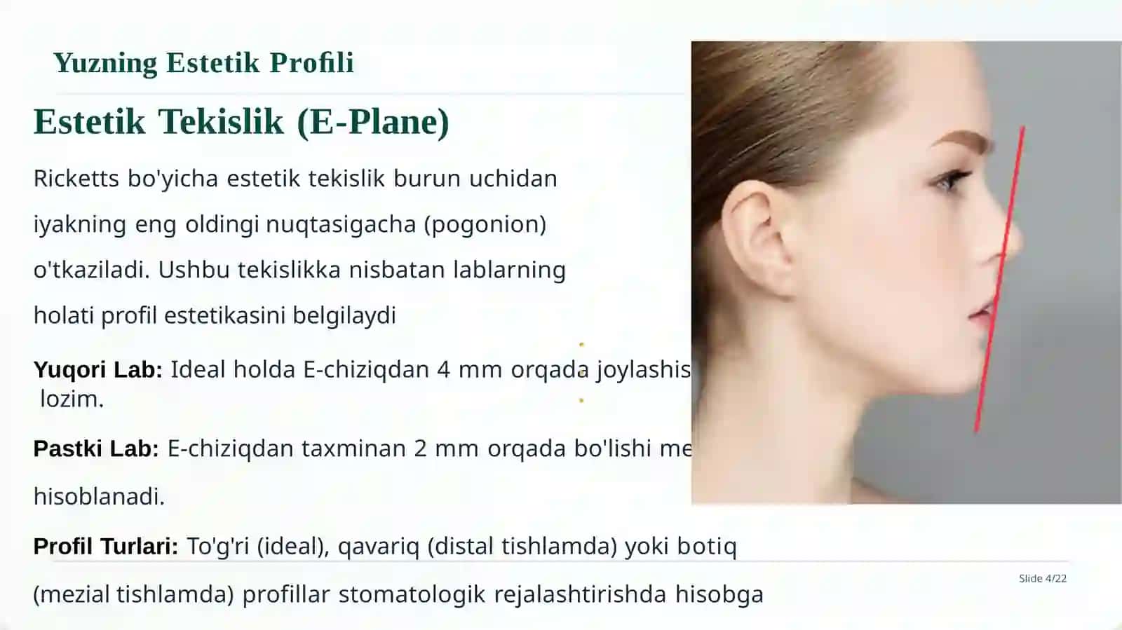 Yuz Proporsiyasi va Estetika 4