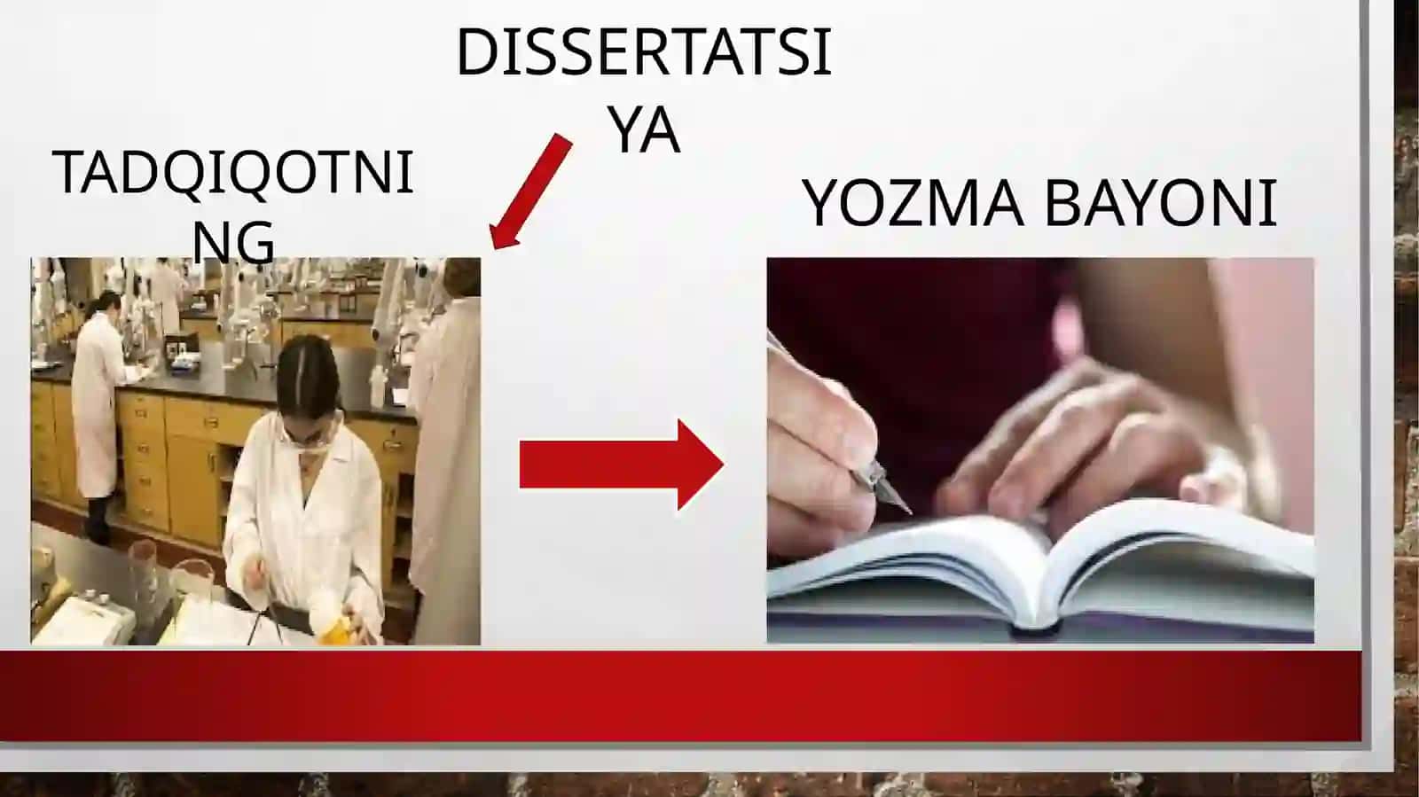 AKADEMIK MATNNING TURLARI.DISSERTATSIYA,TAQRIZ, ANNOTATSIYA VA ESSE MATNITUZILISHI.TAYYORLASH TALABLARI 4