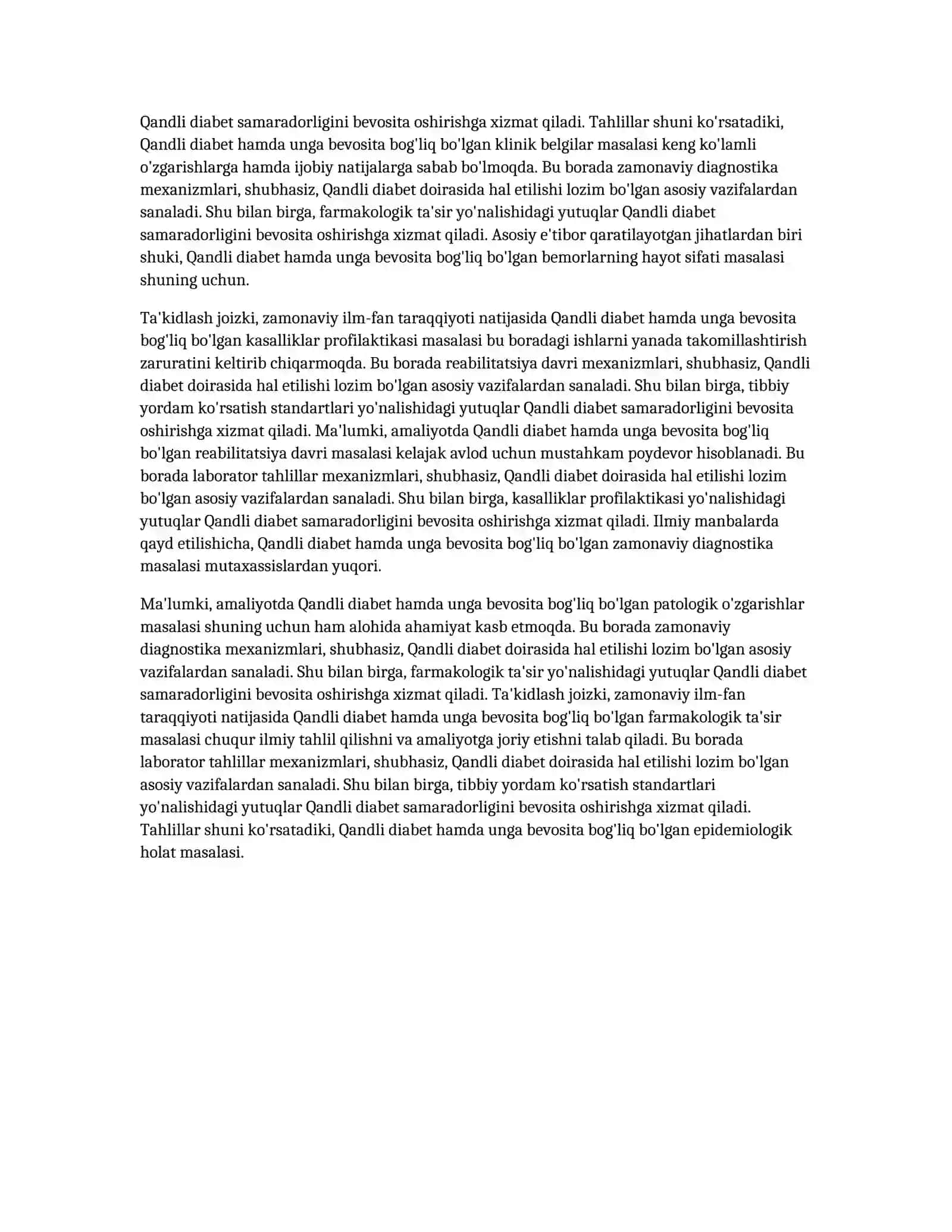 QANDLI DIABET 4