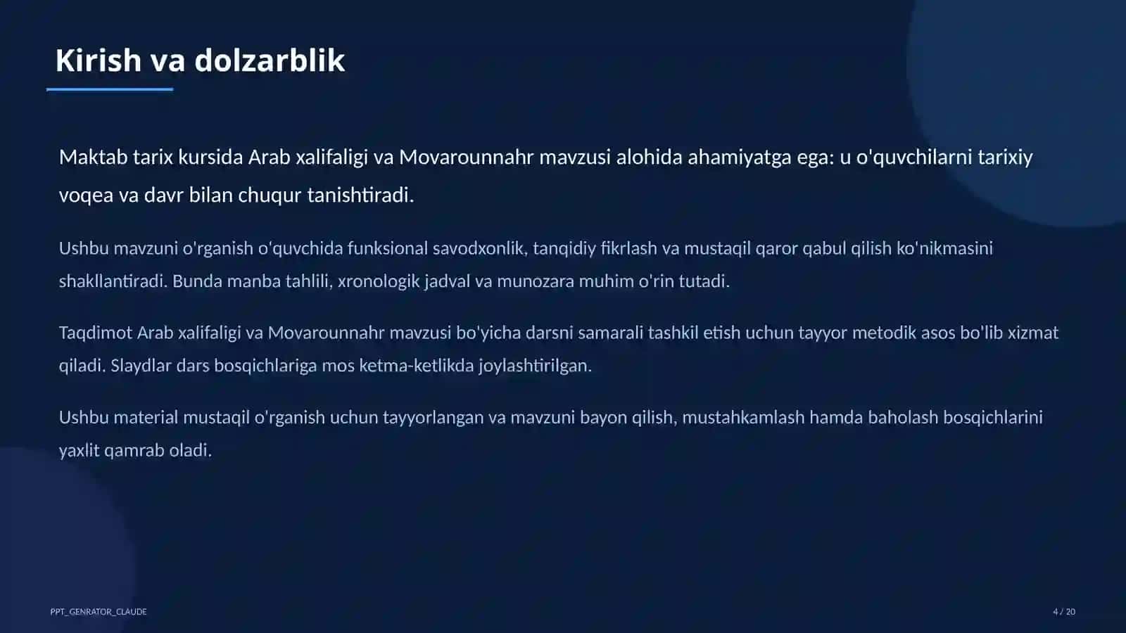 Arab xalifaligi va Movarounnahr (7-sinf) 4