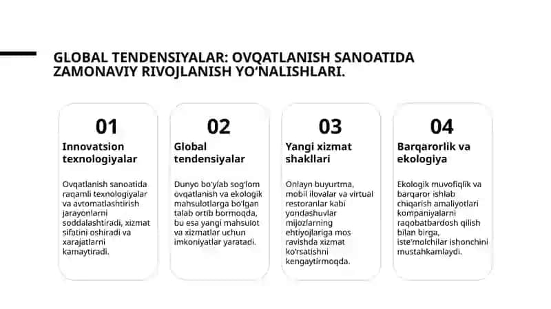 Ovqatlanish korxonalari ish samaradorligini oshirish 4
