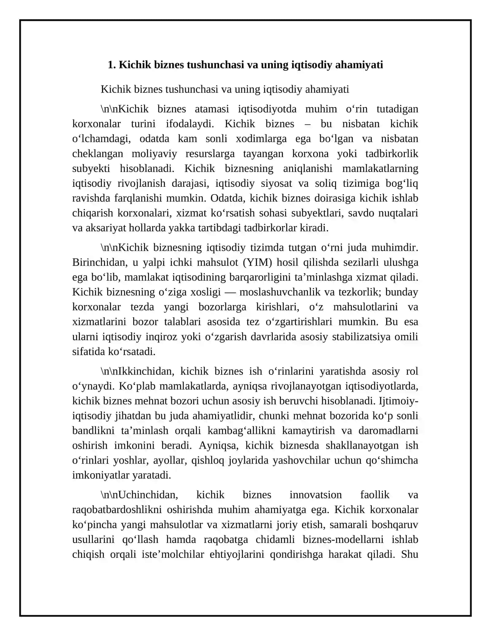 Kichik biznesda buxgalteriya hisobi asoslari 4