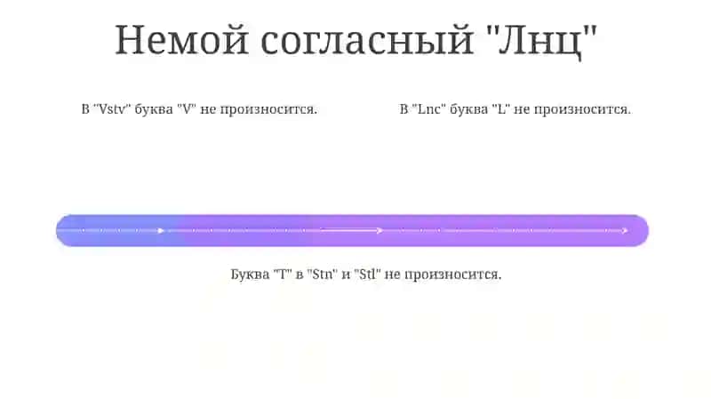 Непроизносимые согласные 4