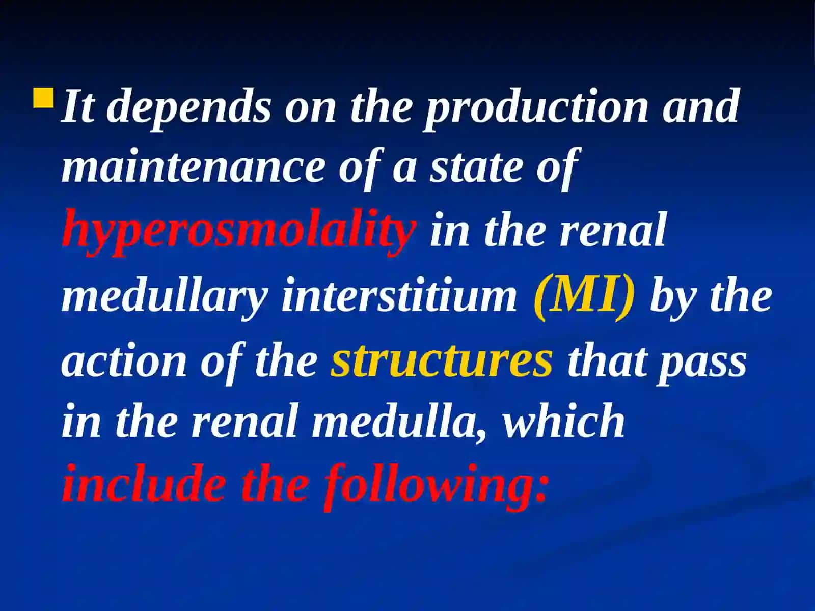 Henle chizqilari (LH)The loops of Henle (LH) 4