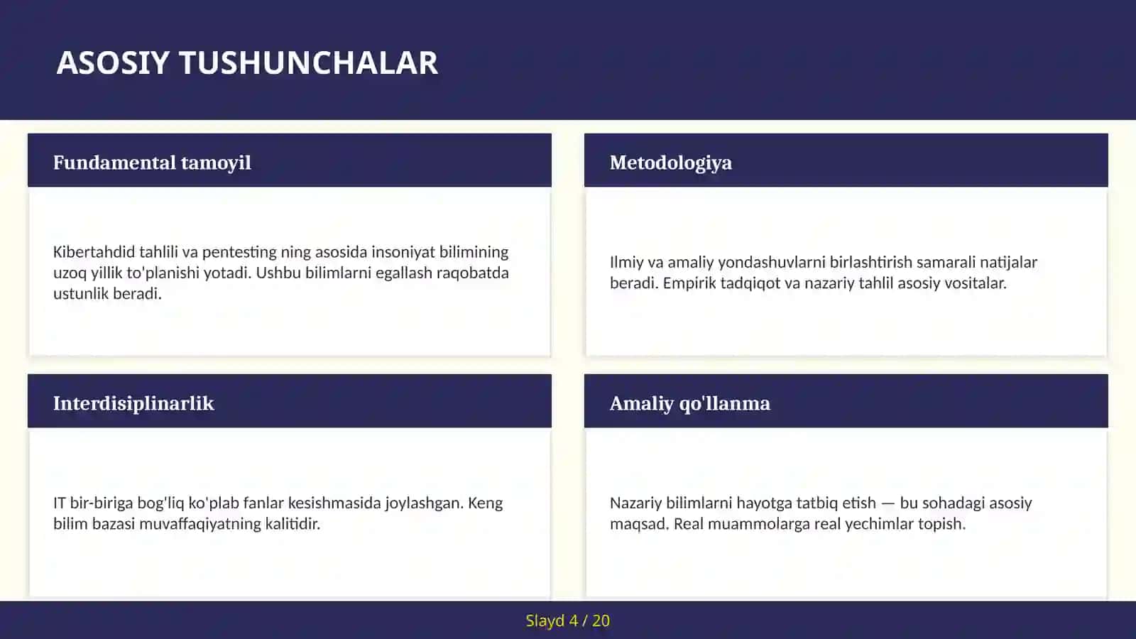 Kibertahdid tahlili va pentesting 4