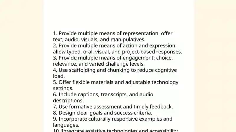 Differentiated Instruction and Inclusive Teaching 4