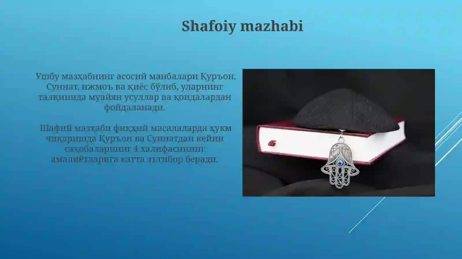 Islomdinidagiaqidavayónalishlarmaktablar 4