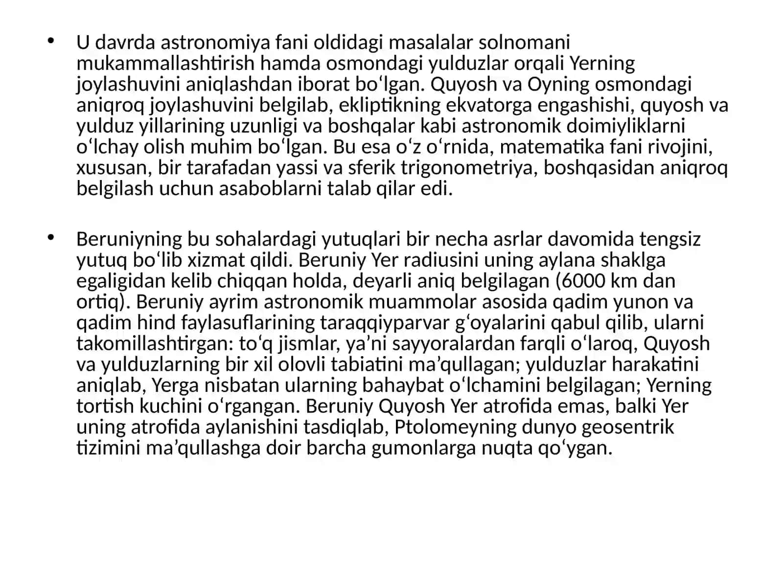 Abu Rayhon Muhammad ibn Ahmad Beruniy 4