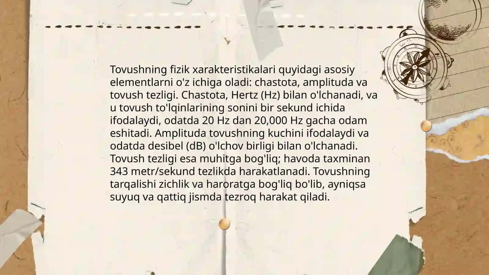 Tovush to'lqinlarini tabiati 4