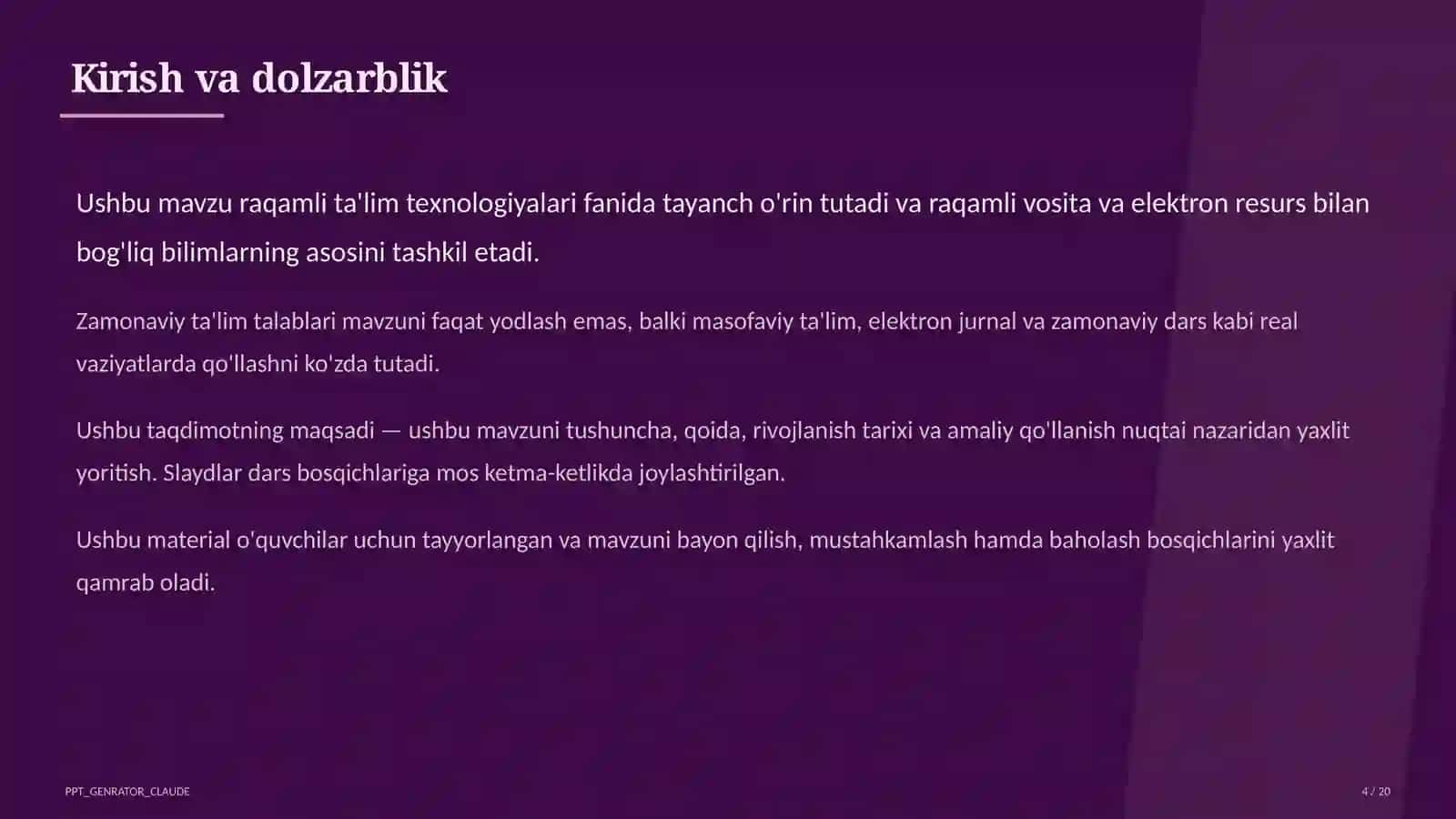 Ta'limda Telegram-botlar va kanallardan foydalanish 4