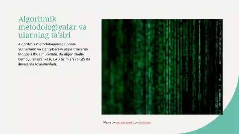 Cohen-Sutherland va Liang-Barsky kesishma algoritmlarining taqqoslanishi 4