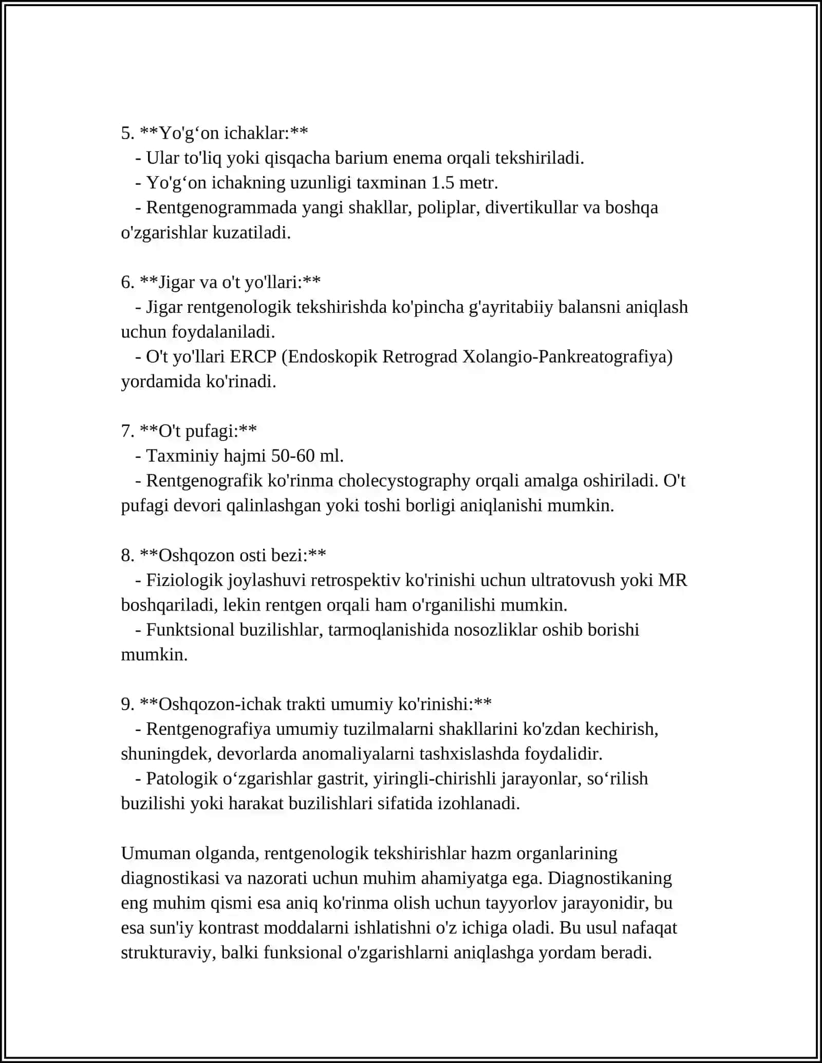 HAZM AZOLARINING RENTGONATOMIYASI VA RIVOJLANISH NUQSONLARI 4