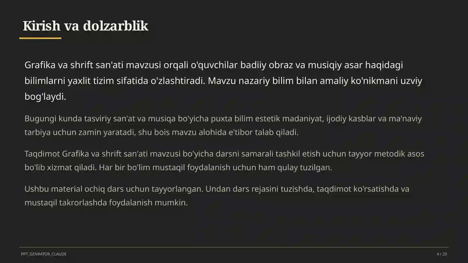 Grafika va shrift san'ati (6-sinf) 4