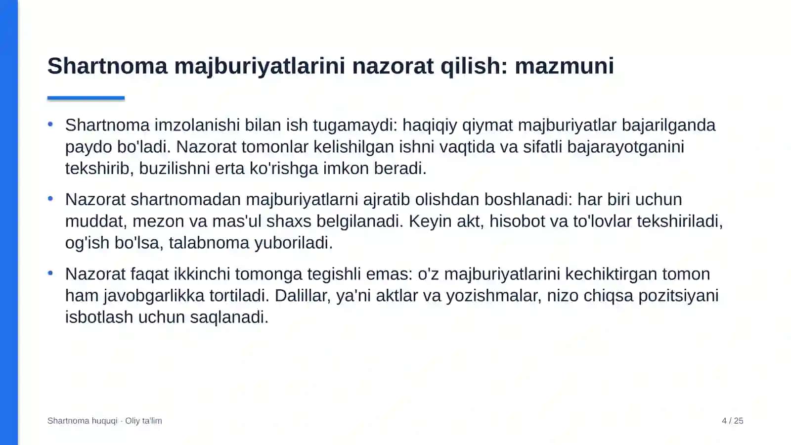 gaz transporti tizimida shartnoma majburiyatlarini nazorat qilish 3474 4