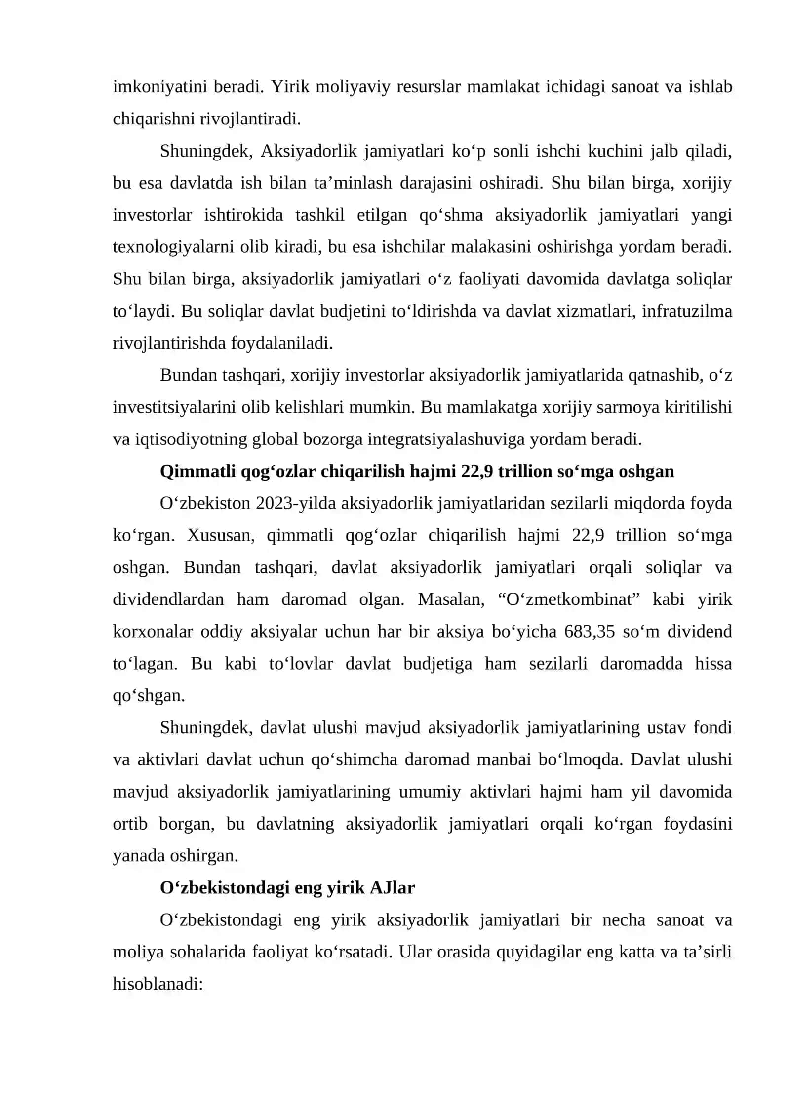 Aksiyadorlik jamiyatlarini qayta tashkil etish va tugatish 4