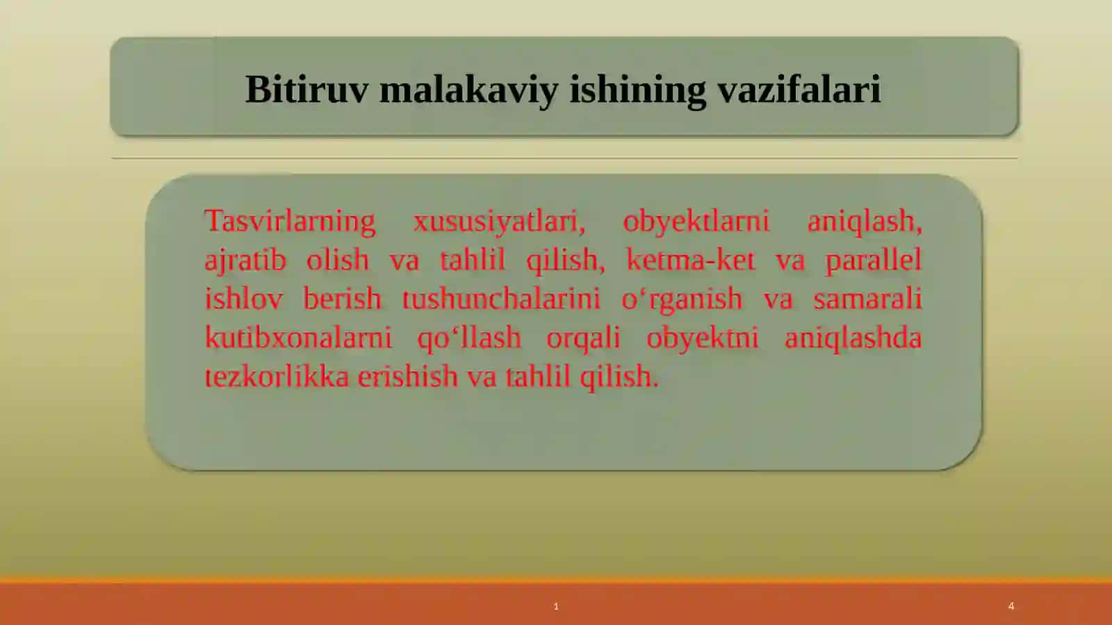 Tasvirni qayta ishlaash uchun parallelishlov beruvchi tizim 4
