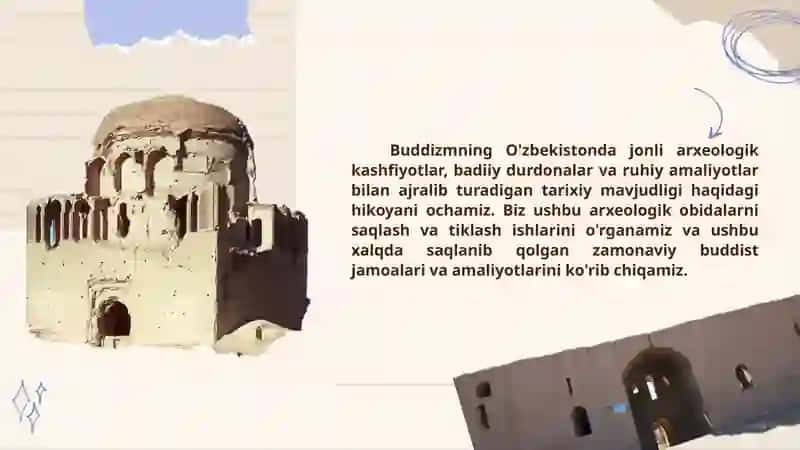 O‘zbekistonda buddaviylik dinining tarixiy ildizlari (Qaratepa, Fayoztepa, Dalvarzintepa) va hozirgi zamon 4
