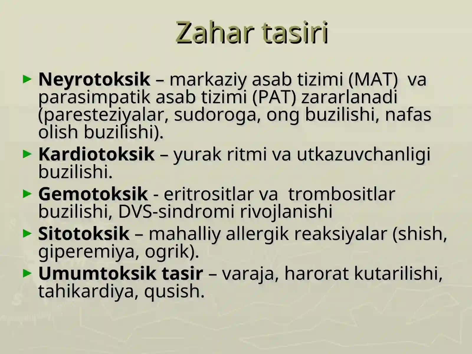 Zaharli hayvonlar 4
