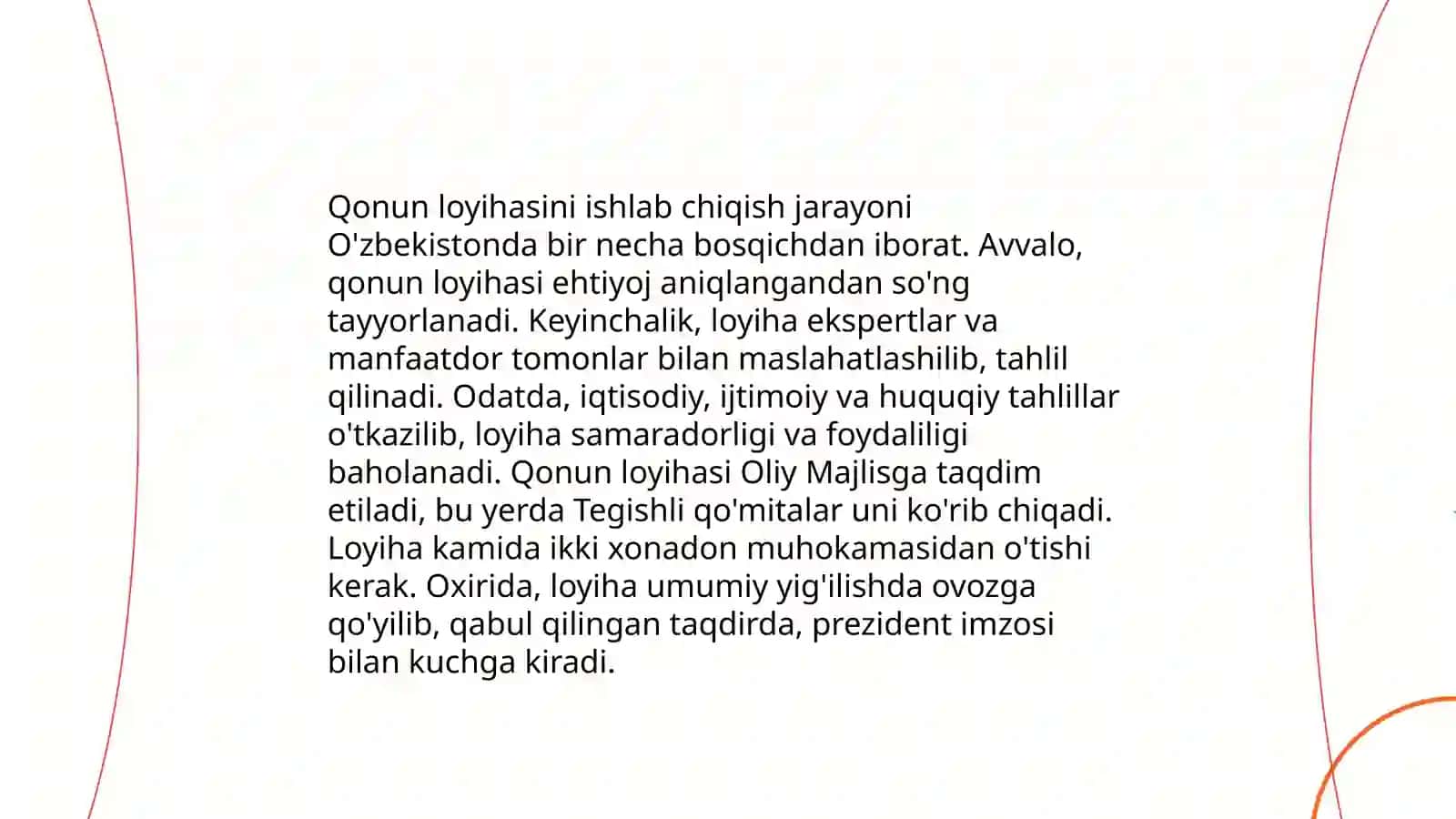 Qonunchilik protsessi 4