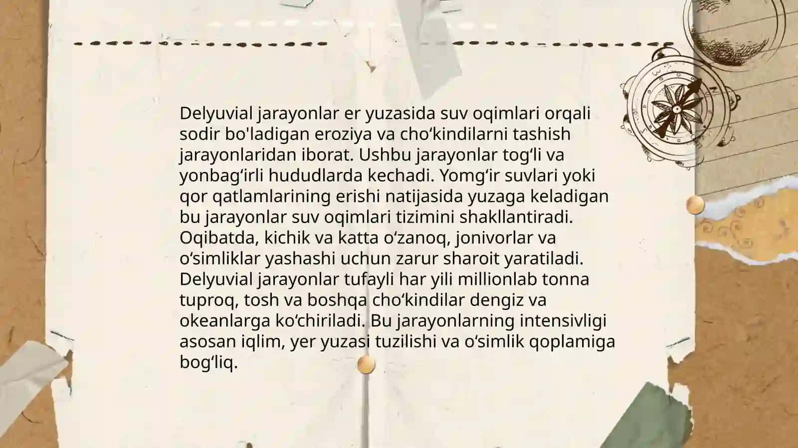 Ekzogen geologik jarayonlar 4