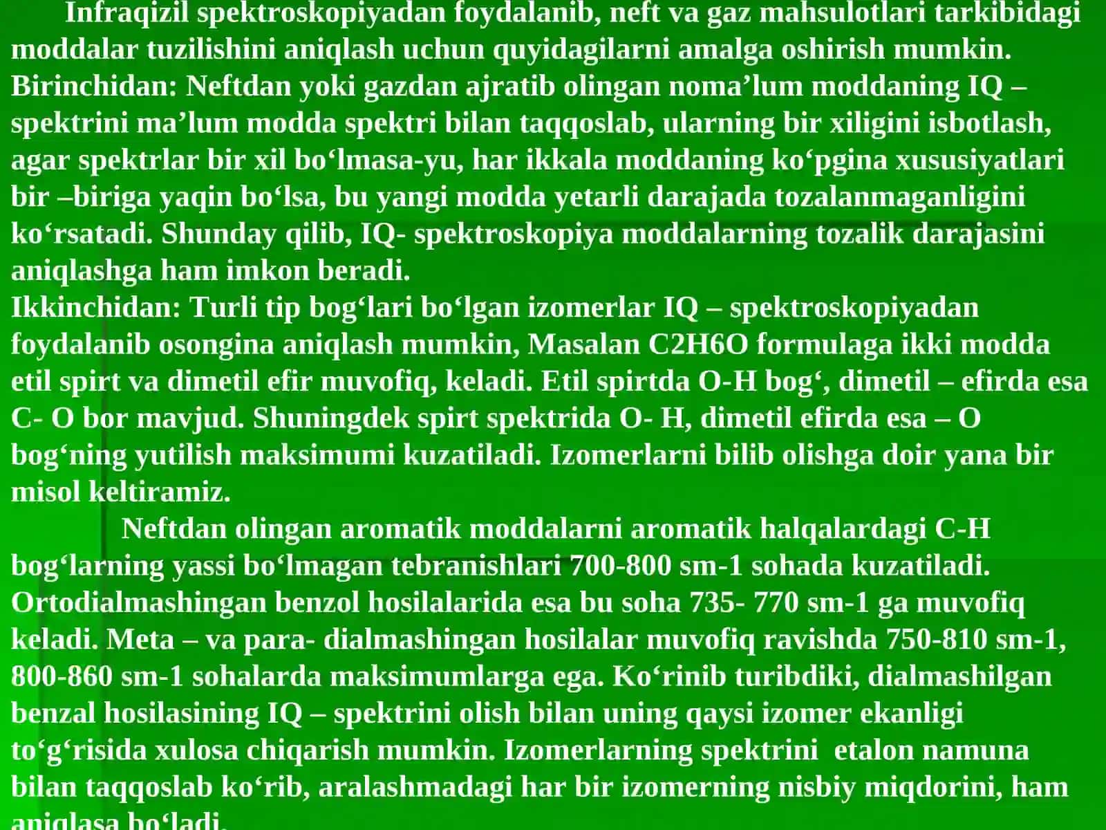 Spektral usullar 4