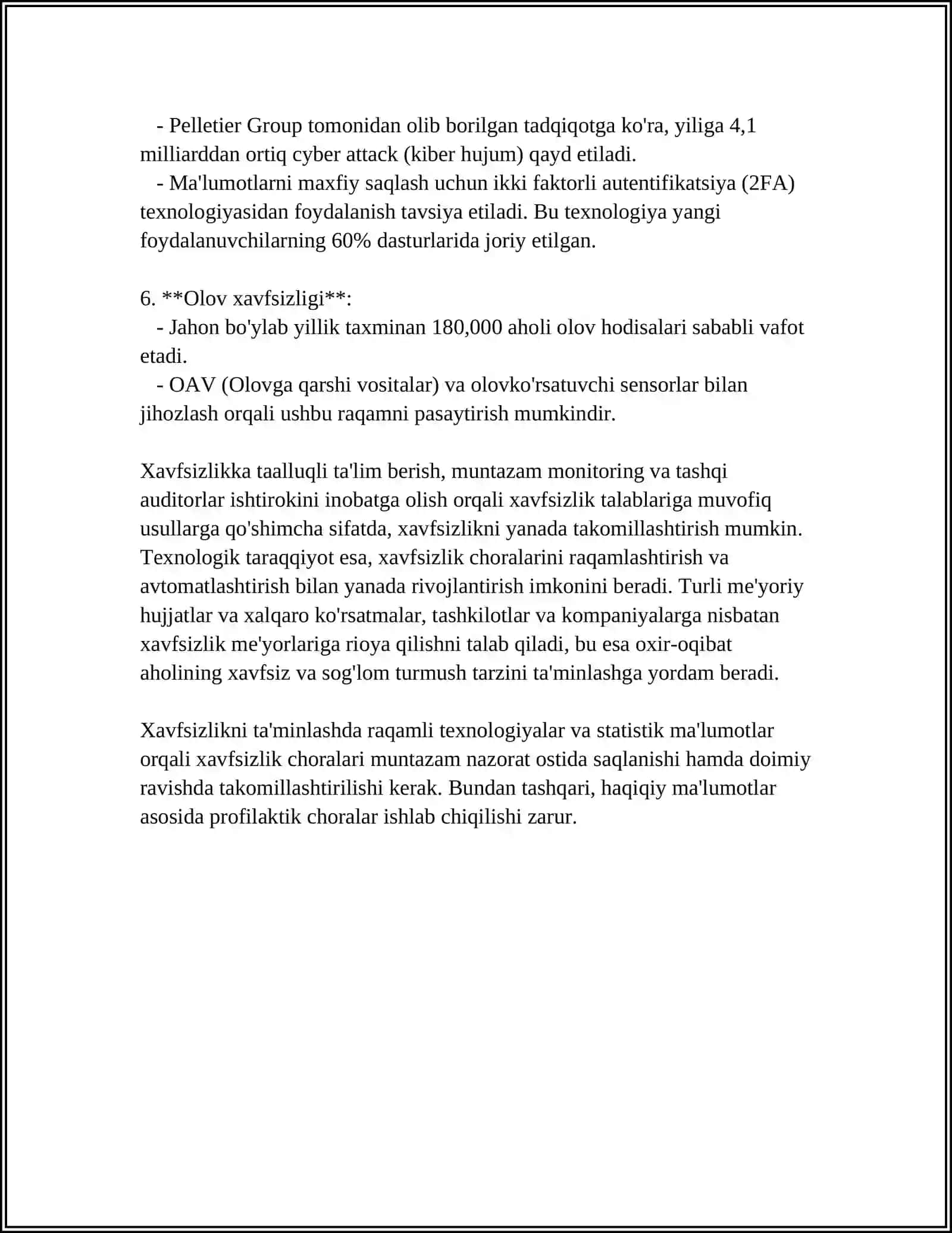 ELEKTR ENERGIYASI SIFATIGA QOʻYILADIGAN TALABLAR 4