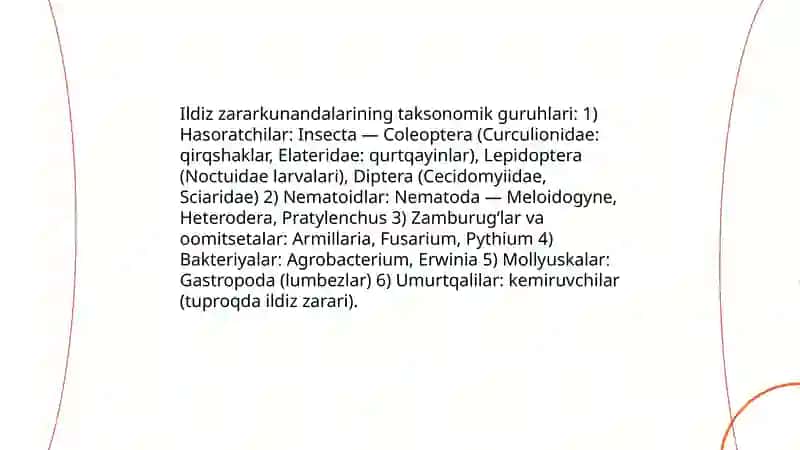 Ildiz zararkunandalarigia umumiy tarif 4