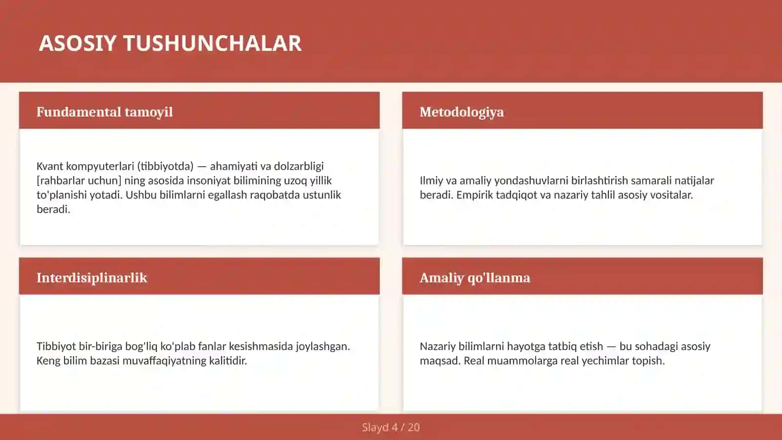 Kvant kompyuterlari (Tibbiyotda) — ahamiyati va dolzarbligi [rahbarlar uchun] 4