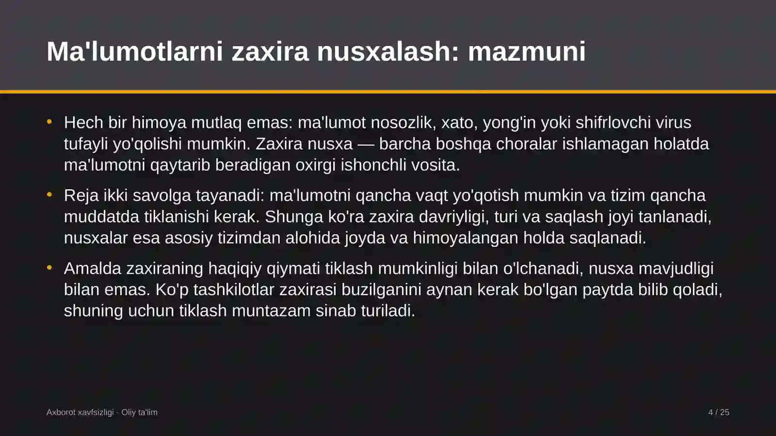qishloq turizmida ma'lumotlarni zaxira nusxalash 2717 4