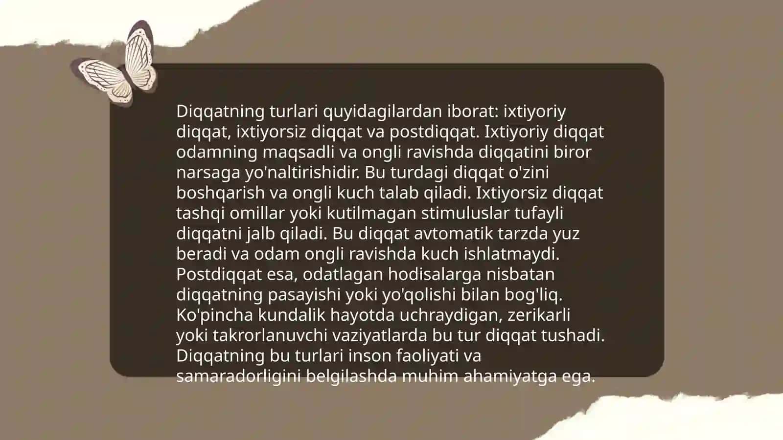 Diqqatning ta'rifi 4