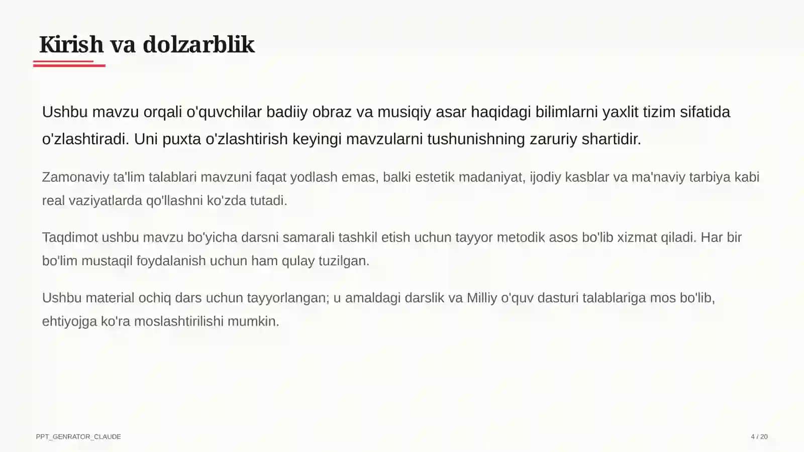Me'morchilik yodgorliklari: Registon va Ichan-qal'a (6-sinf) 4