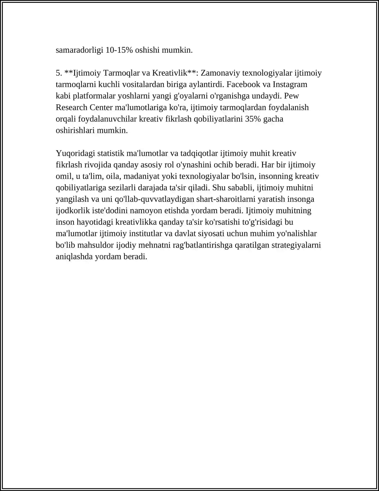 KREATIV FIKRLASHNING IJTIMOIY OMILLARI 4
