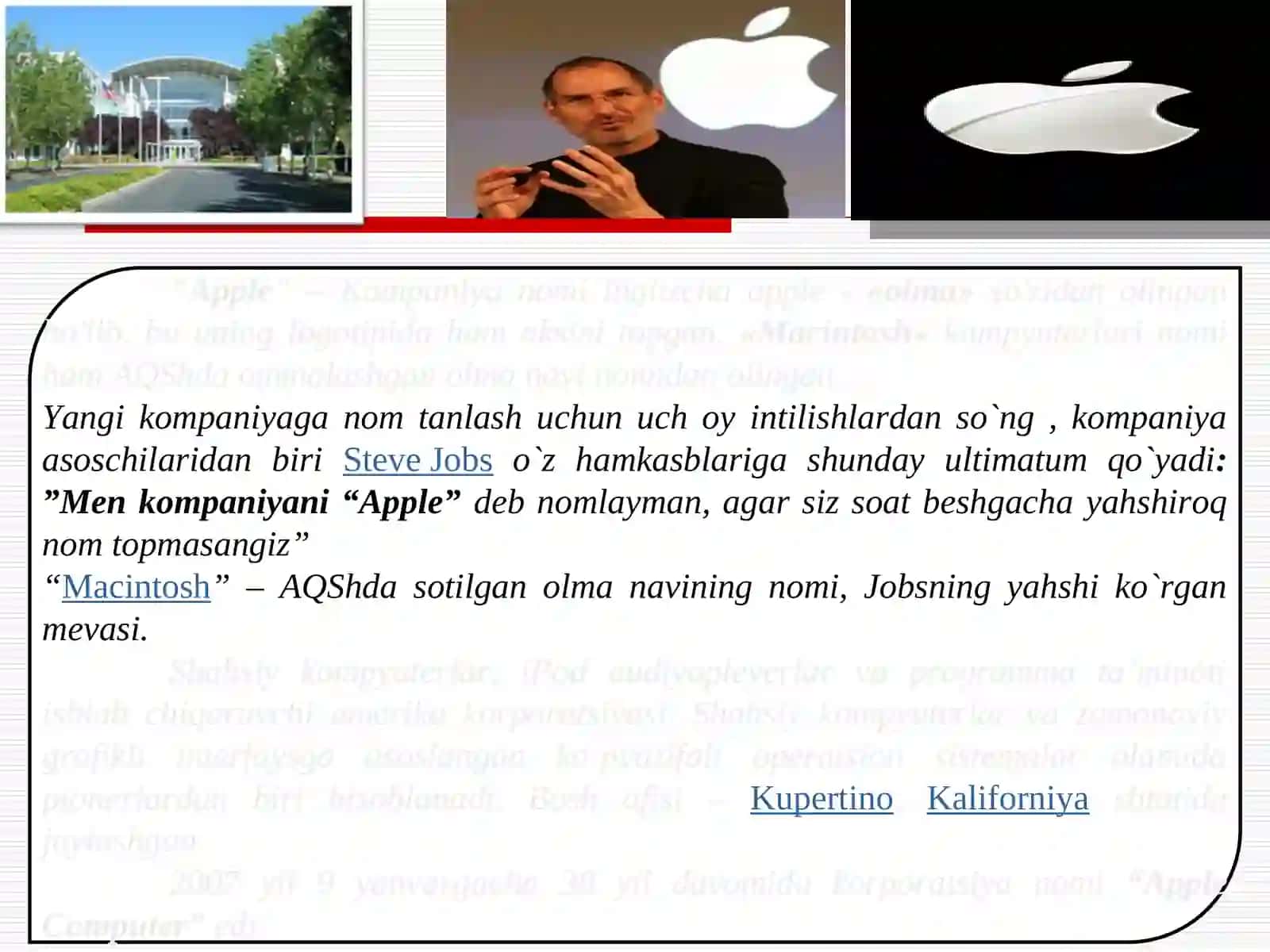 «APPLE»KOMPANIYASI 4