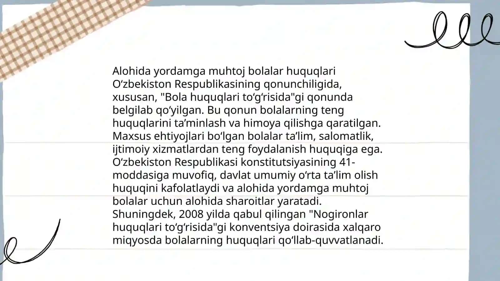 Inklyuziv talimni amalga oshirish jarayoni alohida yordamga muhtoj bolaning shaxsini rivojlanishining xususiyatlari 4
