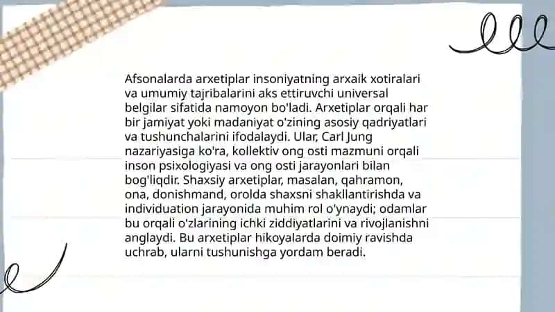 Xalq og’zaki ijodida psixologik mif va afsonalarda psixalagik mativlar 4