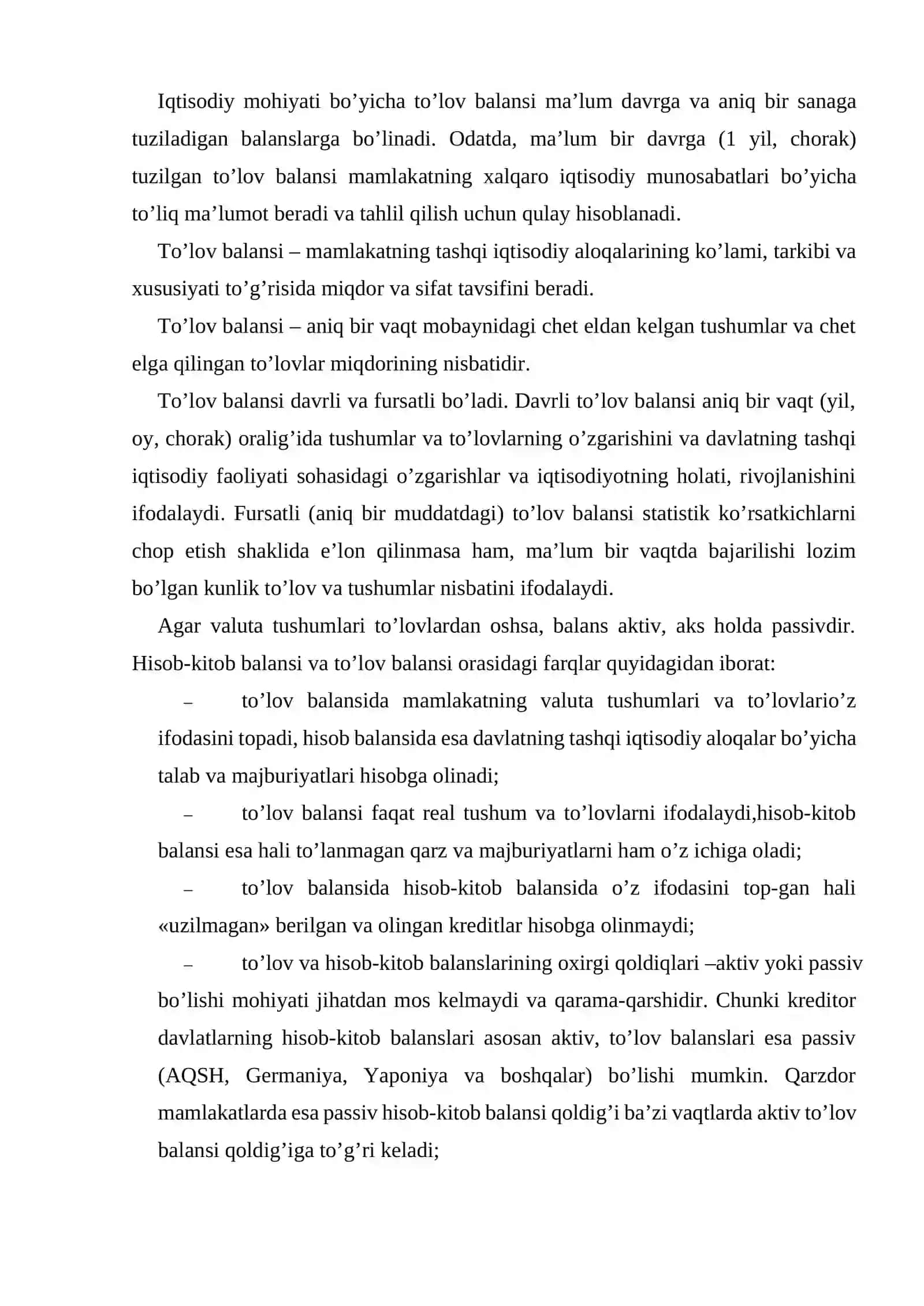 To'lov va hisob-kitob balanslari 4