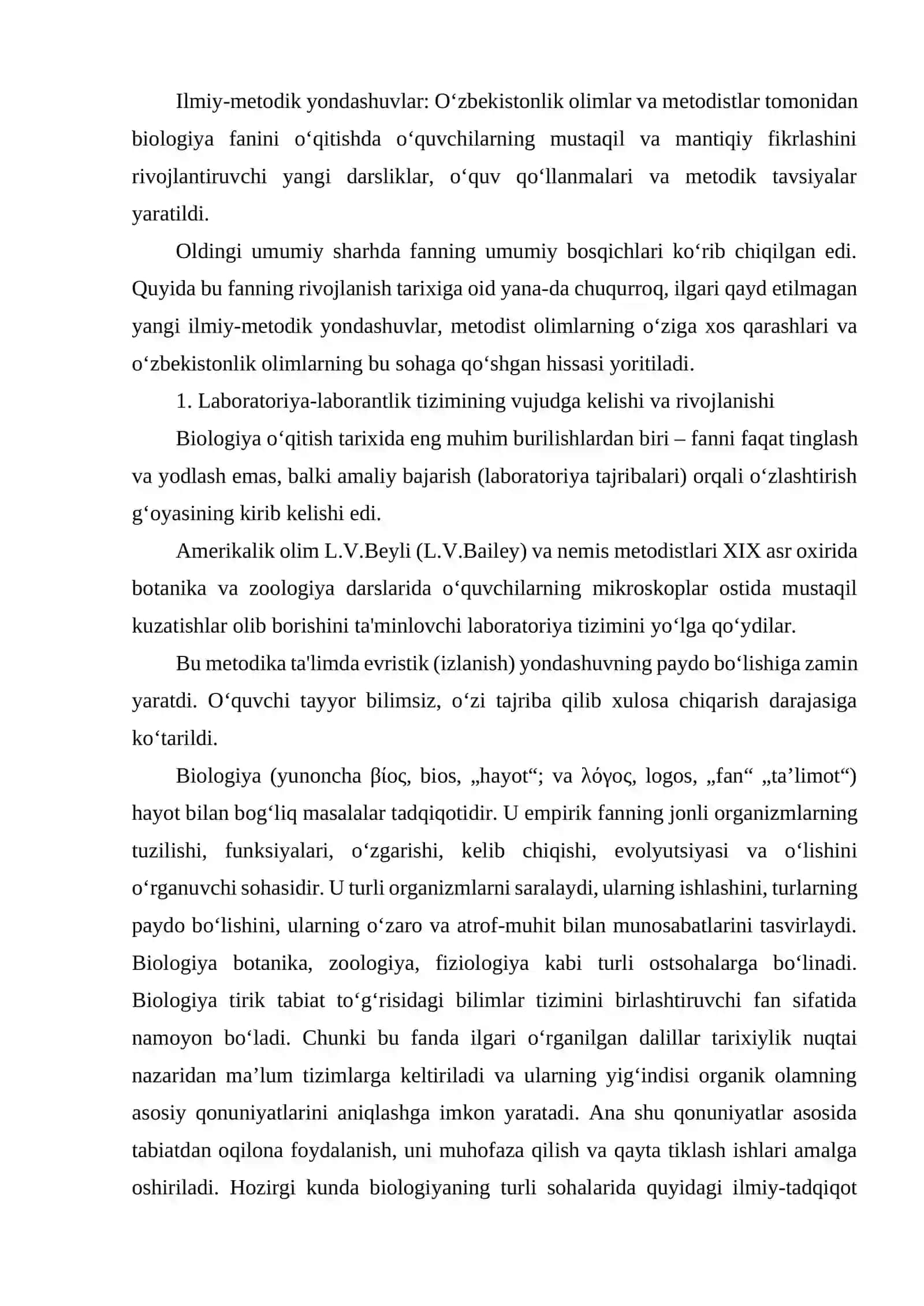 BIOLOGIYA FANINI O’QITISH METODIKASI FANINI RIVOJLANISH TARIXI 4