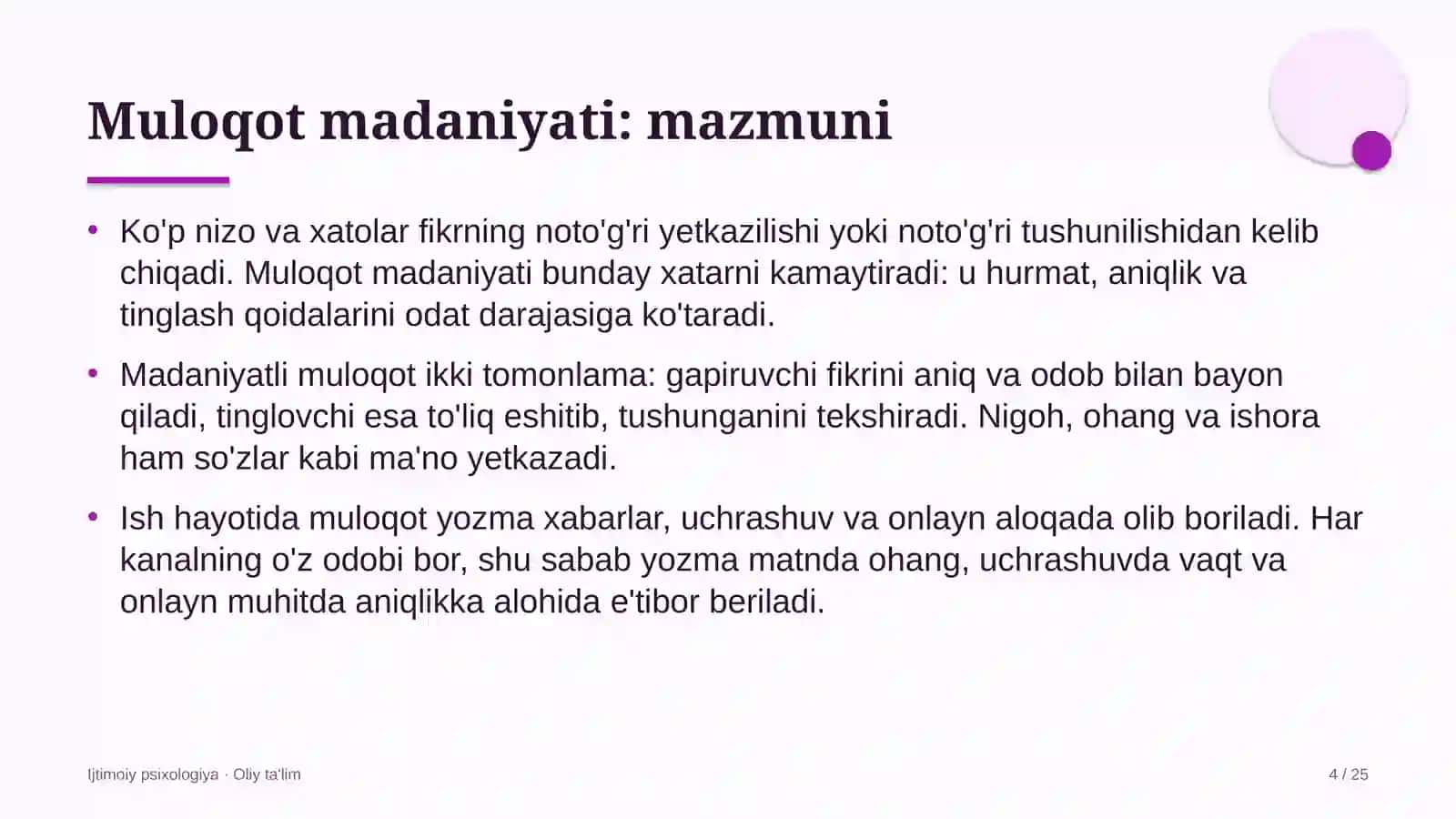 texnika oliy ta'lim muassasalarida muloqot madaniyati 7524 4
