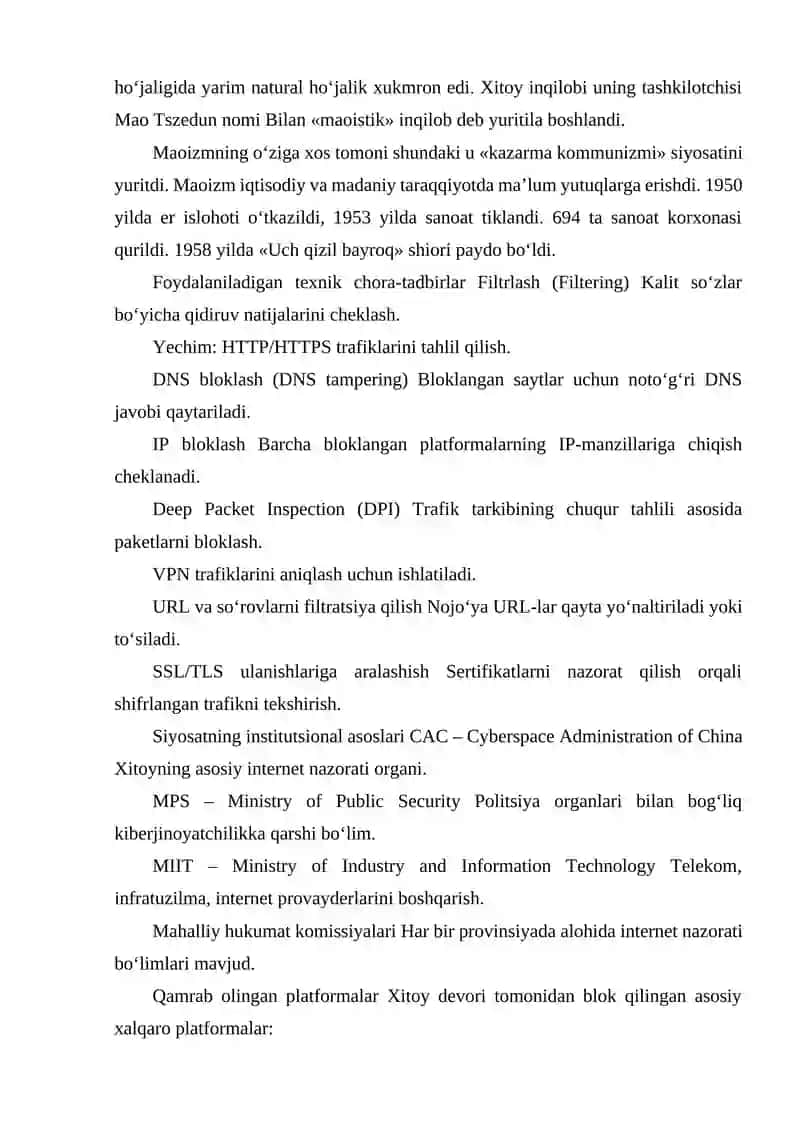XITOY DEVORI XAVFSIZLIGI SIYOSATINI AMALGA OSHIRISHDA PANJARA STRAKTURASI 4
