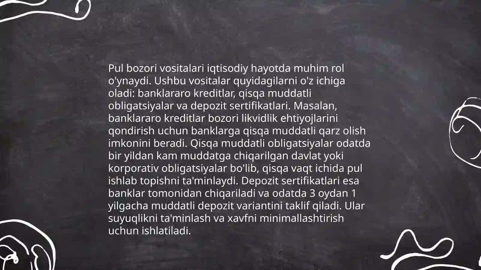 Pul Bozorining Roli 4