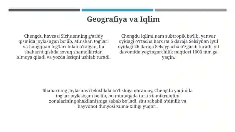 Chengdu shahri haqida 4