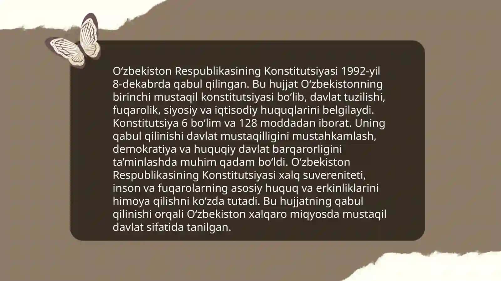 O'zbekistonda demokratik, fuqarolik jamiyati asoslarining shakllanishi, amalga oshirilgan siyosiy islohotlar 4