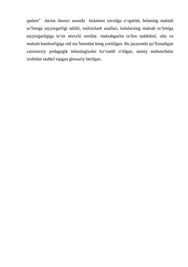 Maktabgacha ta‘limga kirish 4
