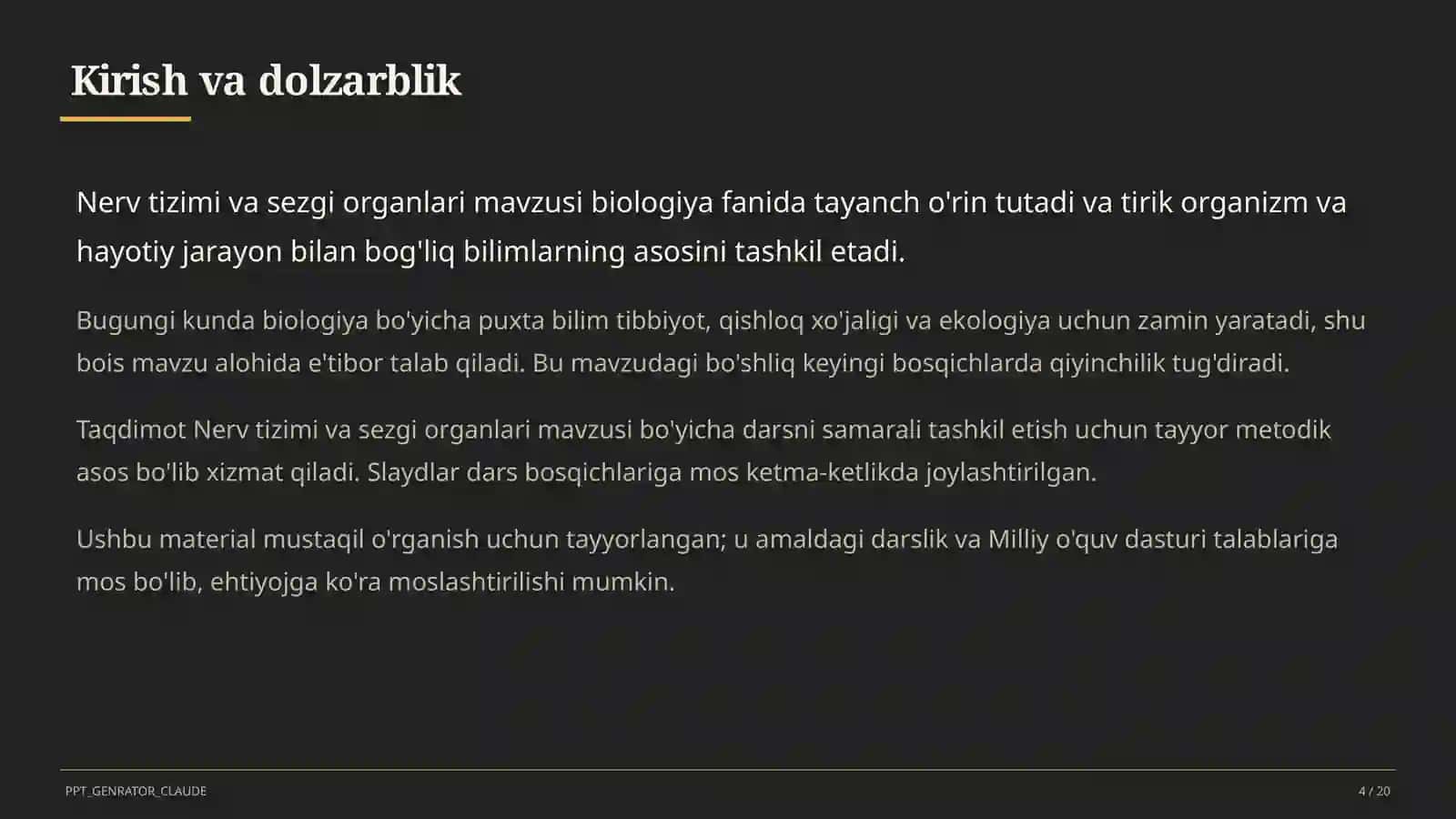Nerv tizimi va sezgi organlari (8-sinf) 4